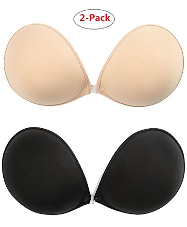 Minipark Strapless Sticky lite Bra Self Adhesive Silicone Push Up with buckle