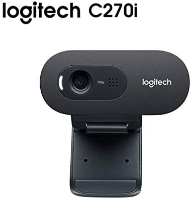 Logitech C270i PTV 960-001084 Desktop or Laptop Webcam, HD 720p Widescreen for Video Calling and Recording - Worldwide Version Chinese Spec