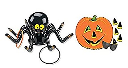 Halloween inflatable Spider ring toss game   free pin pumpkin game