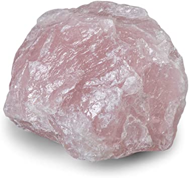 Rock Paradise Large Rose Quartz Natural Healing Crystal Chunk - Crystal for Home Decor, Meditation and Chakra Balancing - Raw Gemstone Crystal Decor