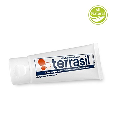 Terrasil® Therapeutic Skincare Ointment, All-Natural, Homeopathic, Soothing Skin Remedy for inflammation, irritation, itching, and discomfort (50 gram tube)
