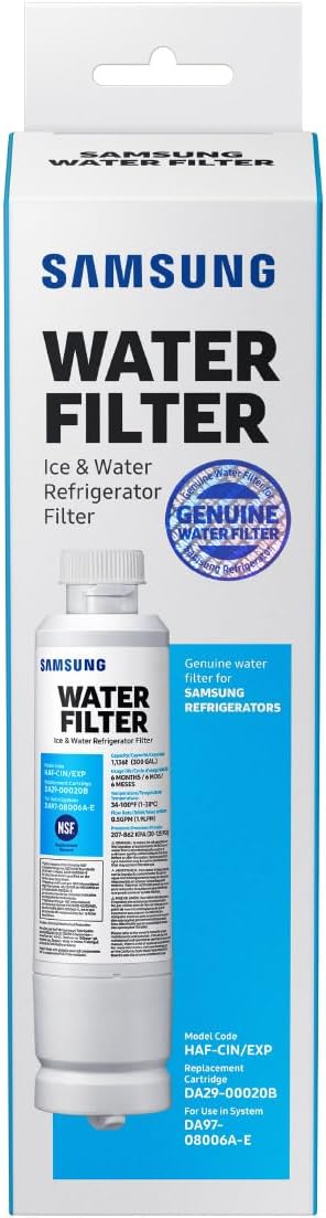 Samsung DA29-00020B Internal Fridge Water Filter, Model HAF-CIN/EXP