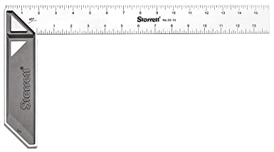 Starrett K53-14-N Stainless Steel Carpenters Try Square, 14" Length