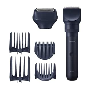 Panasonic MultiShape Defined Trim and Shave Kit, with Beard, Hair and Body Trimmer and Adjustable Trim Dial, 3-Blade Men’s Electric Razor, Easy-Clean Customizable Grooming Kit - ER-Defined