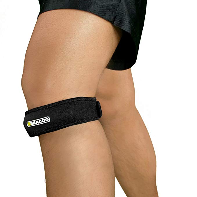 Bracoo Knee Strap - Running, Basketball, Pain Relief for Jumper's and Runner's Knee, Patella support