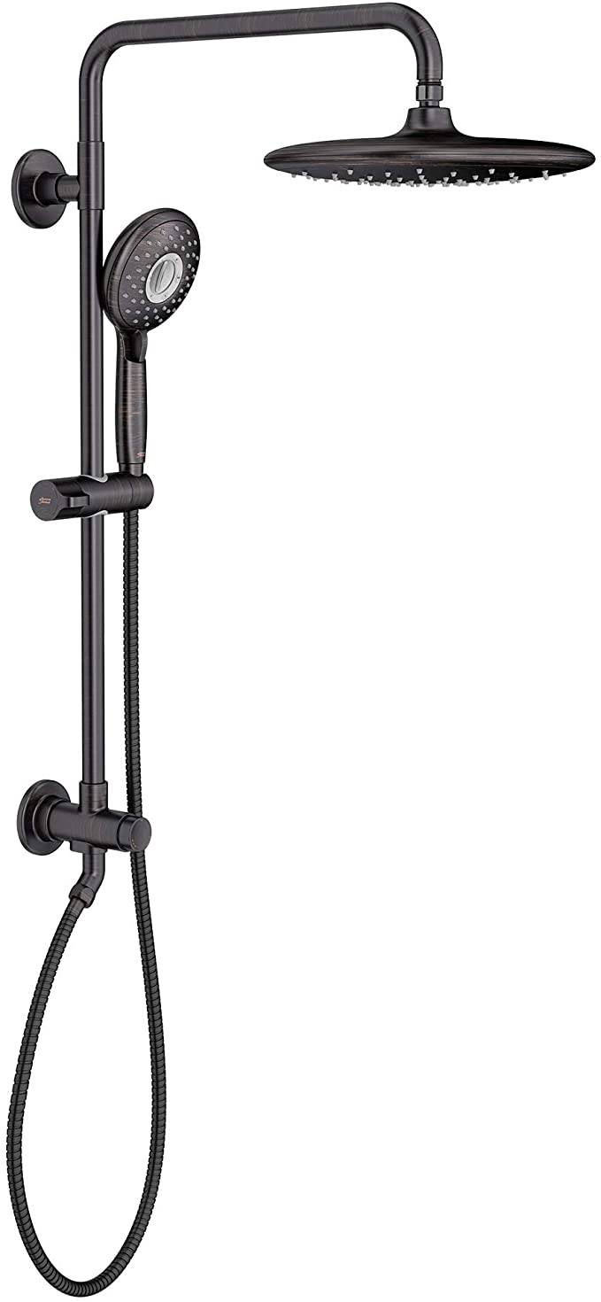 American Standard 9035804.278 Spectra Versa System with Rain Showerhead and Hand Shower, 2.5 GPM, Legacy Bronze