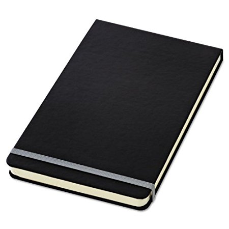 TOPS Idea Collective Hardcover Journal, Wide Rule, Cream Paper, 8.25 x 5 Inches, 240 Pages, Black Cover (56886)