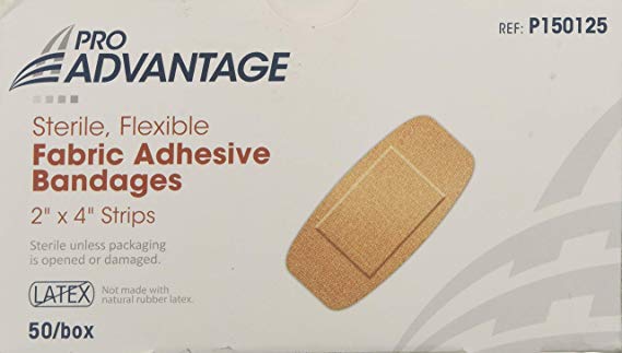 Pro Advantage Band-Aids - Fabric 2"x4" - Box of 50