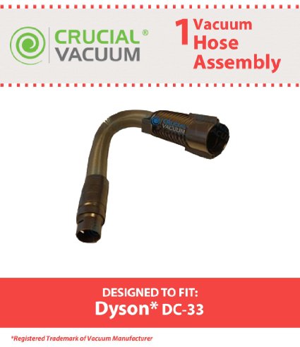 Crucial Vacuum  1 Dyson DC33 Hose Assembly Designed to Fit Dyson DC33 Upright Vacuum Cleaners Compare to Dyson Part No920232-02
