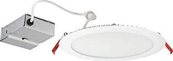 Lithonia Lighting WF8 50K MVOLT 90CRI MW M6 LED Multi-Volt Ultra Thin Recessed Downlight, 5000K, White