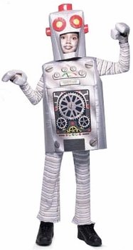 Child's Robot Halloween Costume (Size: Small 4-6)