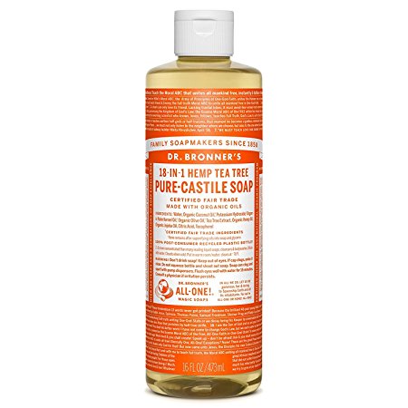Dr Bronner Organic Tea Tree Castile Liquid Soap 473 ml