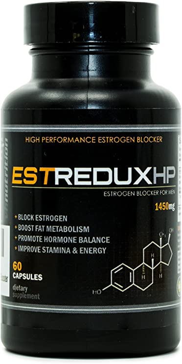 EstreduxHP Estrogen Blocker for Men | Aromatase Inhibitor, Anti Estrogen, and Testosterone Booster | Adaptogen Supplement for Men | VH Nutrition | 30 Day Supply