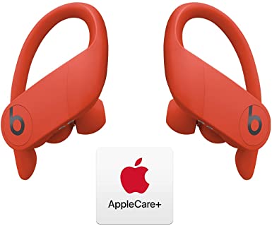 Powerbeats Pro Totally Wireless Earphones - Apple H1 Chip - Lava Red with AppleCare  Bundle