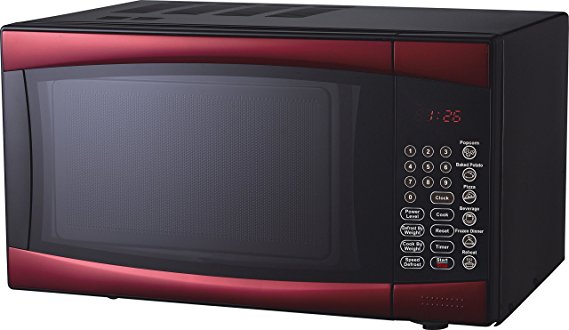 RCA RMW964-RED 0.9 Cubic Foot Microwave, Red