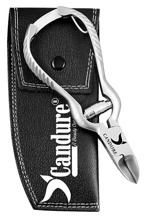 CANDURE® - Stainless Steel Nail Cutters, Nail Clippers, Nail Pliers. Suitable for Finger nails as well as Toenails.