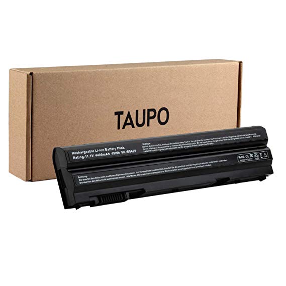 Taupo T54FJ Laptop Battery Replacement for Dell Latitude E6420 E6520 E6430 E5430 E5420 E5530 E5520, fits P/N 8858X T54F3 P8TC7 04NW9 NHXVW X57F1 YKF0M 2P2MJ 312-1324 911MD 312-1242 -12 Months Warranty