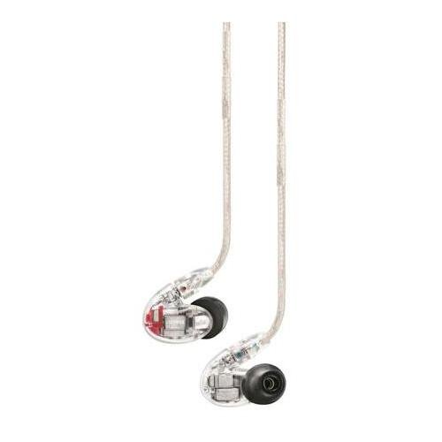 Shure SE846-CL-EFS High-End Sound Isolating Earphones, true subwoofer, extended high-end clarity and unparalleled low-end performance, detachable cable, transparent - quad drivers
