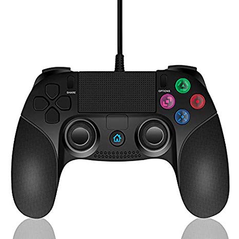 PS4 Controller, JAMSWALL Professional USB PS4 Wired Gamepad for Playstation 4/PS4 Slim/PS4 Pro