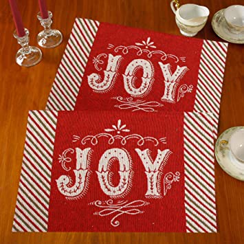 Gilbin Tapestry Table Placemats for Dinner Parties, Event Décor Set of 4 Placemats Machine Washable (Joy)