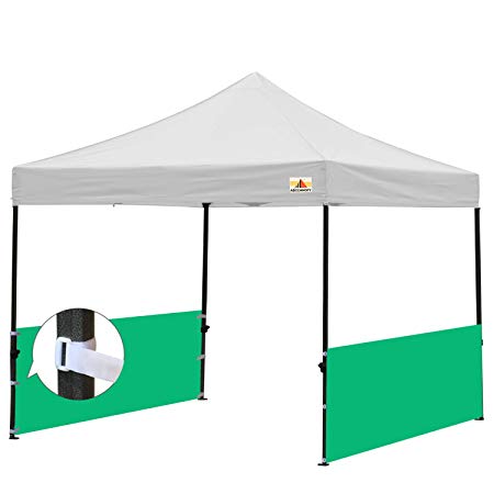 ABCCANOPY (18 Colors) Two Half Walls for 10'x10', 10'x15', 10'x20' Pop Up Paty Tent Canopy（2 Half Walls Only. Tent Purchased Separately） (Kelly Green)