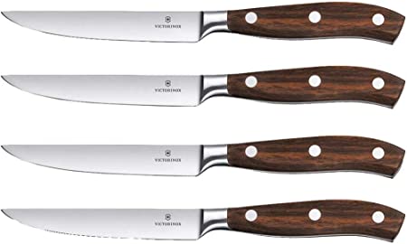 Victorinox Grand Maître, 4 Pieces Steak knife Set, Set of 4, Rosewood