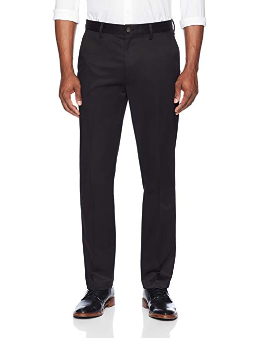 BUTTONED DOWN Men's Straight Fit Non-Iron Dress Chino Pant