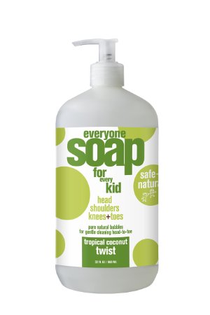 Everyone Soap for Every Kid, Tropical Coconut Twist, 32 Ounce