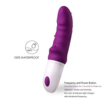Aphrodite's-APRIL 14TH - Clitoris Vibrating Vibrator - Made of Medical Grade Silicone - 7 Stimulation Modes - Lifetime Guarantee - Waterproof - Quiet yet Powerful - Discreet Packaging(28_Purple)
