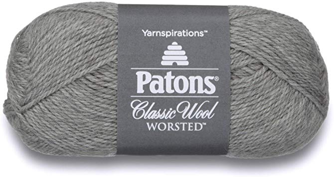 Spinrite Patons Classic Wool Yarn, Grey Mix
