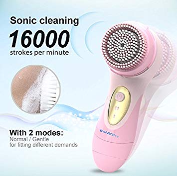 Sonicety Electric Facial & Body Cleansing Brush HI-701 (Pink)