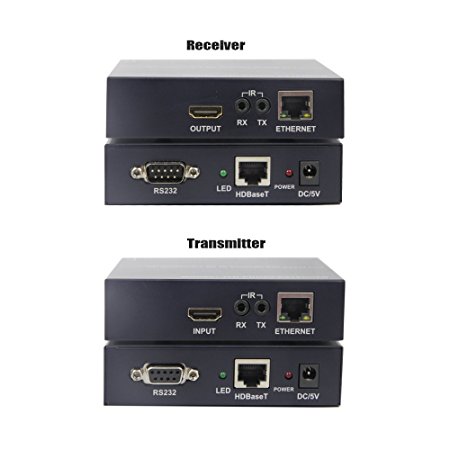 J-Tech Digital ProAV Most Advanced HDBaseT Extender Ultra 4Kwith RS232 Port Support 4Kx2K up to 328 Ft