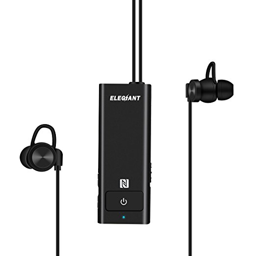 Active Noise Canceling Headphones, ELEGIANT Wireless ANC headset Bluetooth 4.1 apt-X Earphones In Ear Earbuds with 6 Hours Playtime and Built-in Microphone Noise Reduction for travel