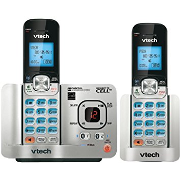 VTech DS65212 DECT 6.0 2-Handset Landline Telephone with Caller ID/Call Waiting