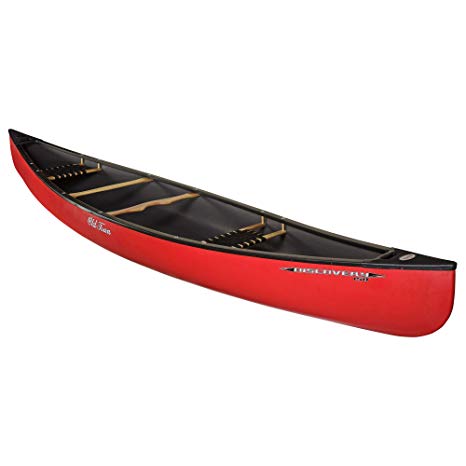 Old Town Discovery 158 Recreational Canoe, Red, 15 Feet 8 Inches