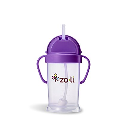 ZoLi BOT XL Straw Sippy Cup - Purple 9 oz