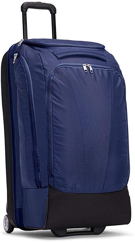eBags Mother Lode Checked Rolling Duffel 29 Inch (True Navy)