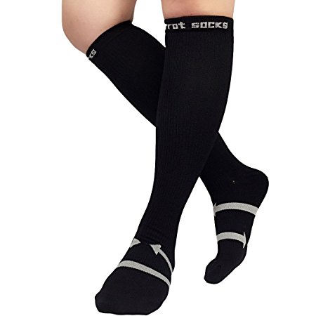 Compression Socks for Men & Women, Reignet Graduated Sports Compression Ultra Light Socks for Running, Cycling, Triathlon