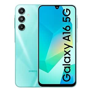 Samsung Galaxy A16 5G (Light Green, 6GB RAM, 128GB Storage) | Super AMOLED | 50MP Triple Camera with Ultra Wide Lens | 6 OS & 6 Years Security Updates | IP54 | Tap & Pay | 5000mAh