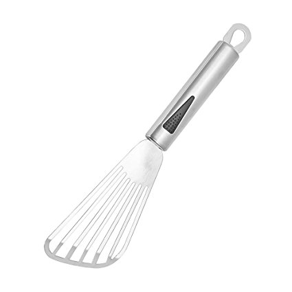 Slotted Spatula, adier-life Kitchen Stainless Steel Non-Stick Fish Turner and Spatulas with Sturdy Handle for Multi-Use Cookware