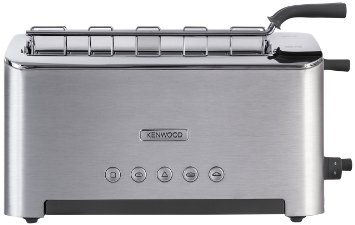 Kenwood TTM610 Persona Collection Toaster with Adjustable Toasting Slot and Sandwich Basket, Silver