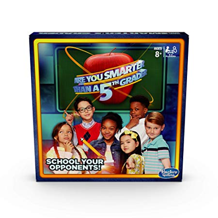 Hasbro Gaming are You Smarter Than a 5th Grader Board Game for Kids Ages 8 & Up