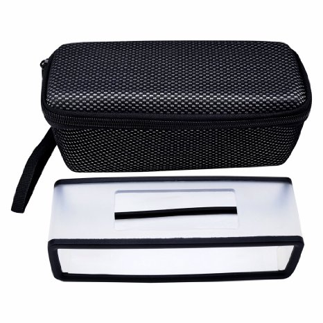 Hard Carry Case/ Travel Bag with Soft Cover for Bose Soundlink Mini I and Mini II Bluetooth Speaker