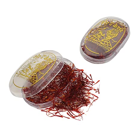 Lion Brand 100% Pure Saffron - 1 gm Kashmir Certified Grade A (Flat Shipping) (Pack of 2(2 X 1g = 2g))