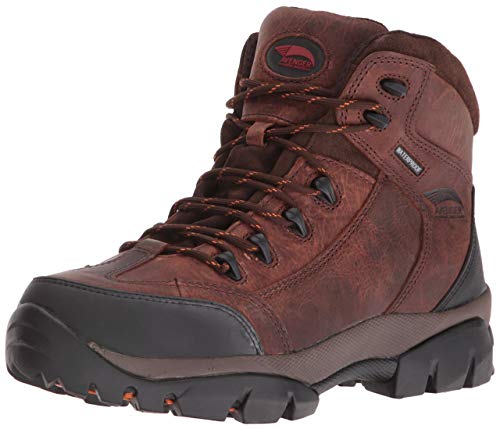 Avenger Safety Footwear Men's 7644 Leather Waterproof Soft Toe No Metal Eh Hiker Industrial and Construction Shoe