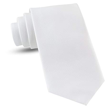 Extra Long Ties For Men Woven Big and Tall Tie Mens Ties : XL Solid Color Necktie