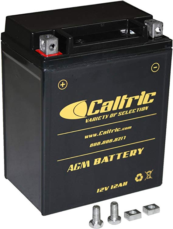 CALTRIC AGM BATTERY compatible with POLARIS SPORTSMAN 500 4X4 HO 2001-2005 2008-2012