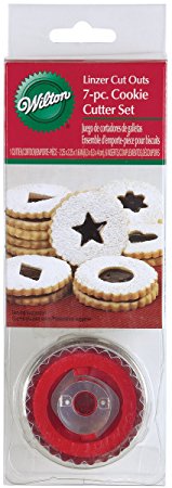 Wilton 7 Piece Round Linzer Cutter Set