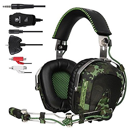 [2016SADES SA926 Multi-platform Stereo Professional Gaming Headset Over Ear Headphones with Microphone Volume-Control for PC/PS3/PS4/Xbox One/Xbox 360/Phone/Mac/Laptop/Tablets