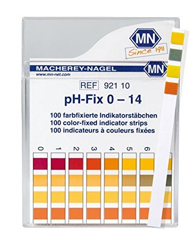Macherey-Nagel 92110 0-14 pH Indicator Strips 100/Box